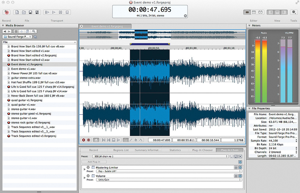 sony sound forge for mac